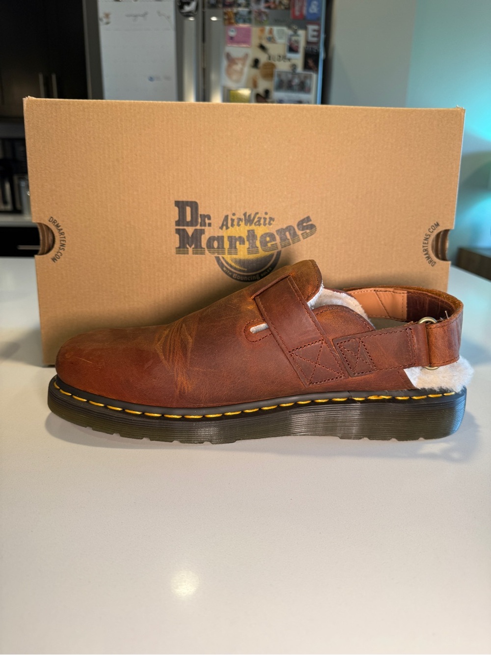 DR MARTENS - Jorge II in Warm Tan Menβs Size 12 Slip-On - Picture 7 of 16